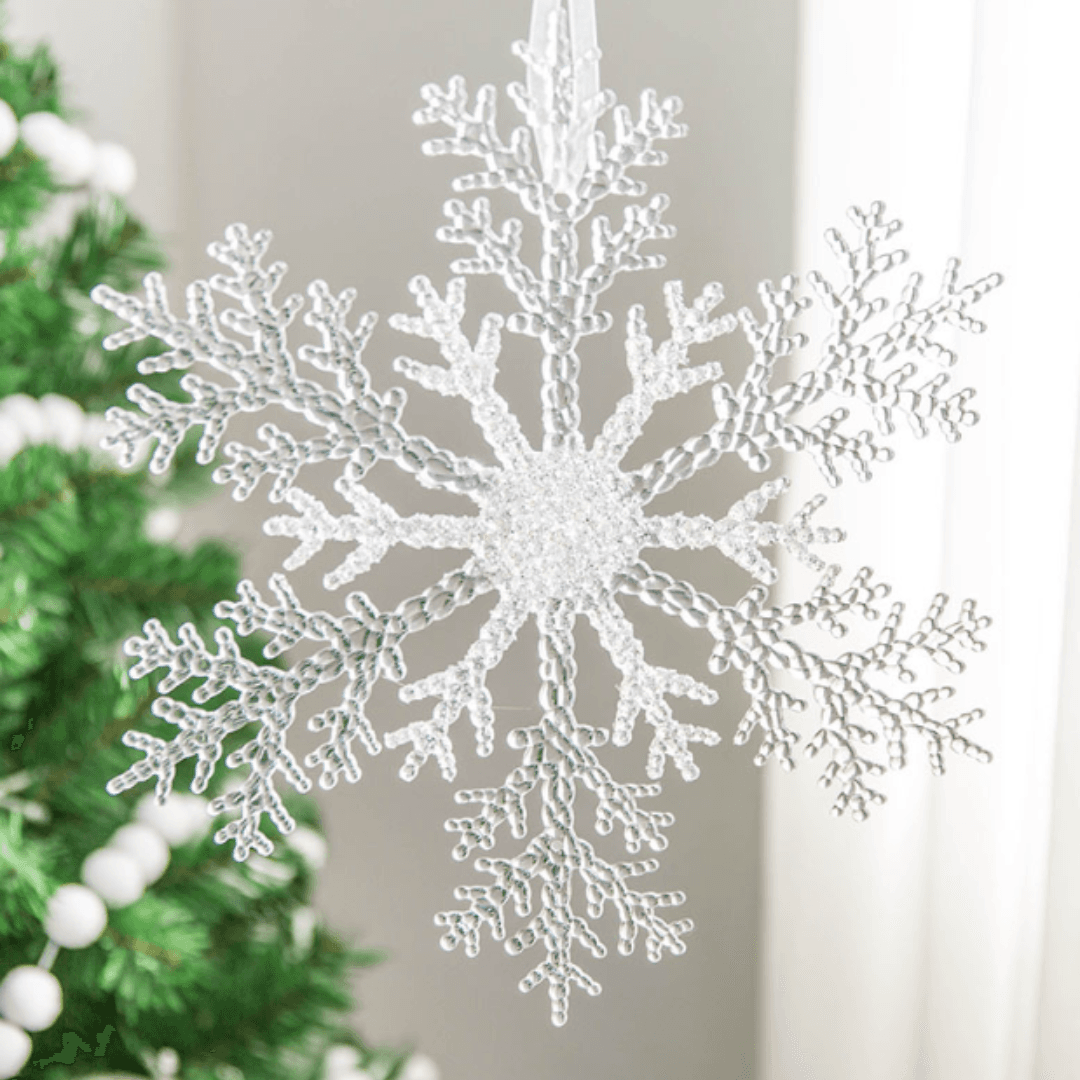 14″ Acrylic Snowflakes